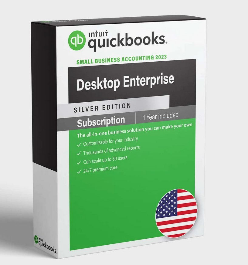 QuickBooks Enterprise Solutions 2023 Silver edition 1 Year subscription